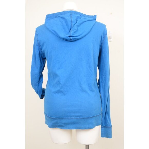 Y2K Aeropostle Womens Cobalt Blue Hoodie '1987 New York Ath Dept' Women's M - Picture 8 of 16